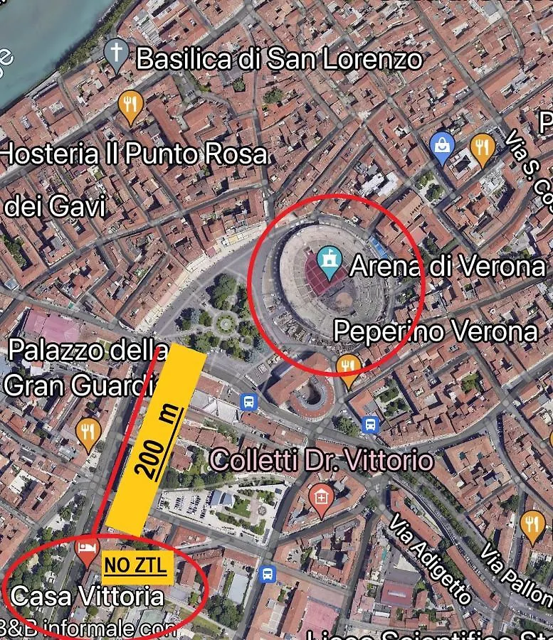 Casa Vittoria Hotel Verona Italien